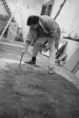 Rudi Kobald - painter photography c Philipp Kreidl